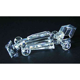 Crystal Race Car Figurine