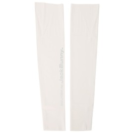 Jack Bunny 262-5183301 Unisex Arm Cover (Brand Logo) / Golf UV Protection, 030_white