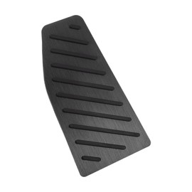 X AUTOHAUX 1 Pcs Automatic/Manual Footrest Pedals Cover Footrest Pedal Pads Foot Rest Dead Pedal Pad Cover for Toyota RAV4 2019-2024 Aluminum Alloy Black