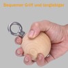 Grip balls for pull-ups, wooden pull-up balls, training set with