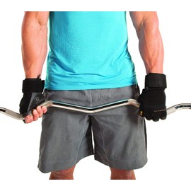 GoFit Diamond-Tac Wrist Wrap Glove - Padded, Flexible, Supportive Fitness Glove and Training CD