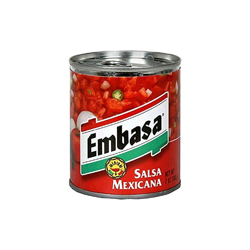 Embasa Salsa Mexicana, 7-Ounce Cans (Pack of 12)