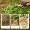 PASLFC Gardening Hand Weeder, Weed Remover Device, Stainless Steel, Uprooting