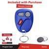 KeylessOption Keyless Entry Remote Control Car Key Fob Replacement for