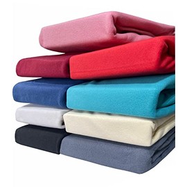 Leonado Vicenti Fleece Fitted Sheet Winter Thermal Fitted Sheet Warm Fluffy Bed Sheet in Many Colours and Sizes