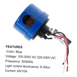 generic Fotocelda Control De Luminaria Con Base 220v 10a