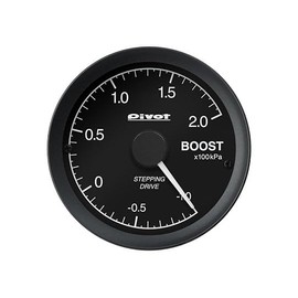 PIVOT Pivot LOB Boost Meter Link Gauge (White Lighting) OBD Connection Type