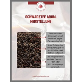 Lerbs & Hagedorn, Black Tea Vanilla | Vanilla 2kg Approx. (162 Litres) Black Tea, Vanilla Pieces