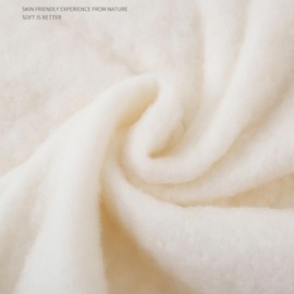 PLAZOTTA 90 Inch x 72 Inch Natural Cotton Batting, Soft Quilting Batting Fabric for Quilts, Sewing Crafts and Wearable Arts - Twin Size