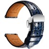 REZERO Leather Watch Bands for Men, Quick Release Watch Straps,
