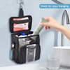 HINMAYGO Portable Shower Caddy Bag, Mesh Hanging Toiletry Bag Large