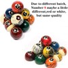 CUPPA Professional Pool Balls/Billiard Balls Set, Complete 16 Balls for