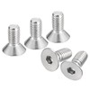 QUARKZMAN Pack of 5 3/8-16 x 7/8 Inch Flat Countersunk