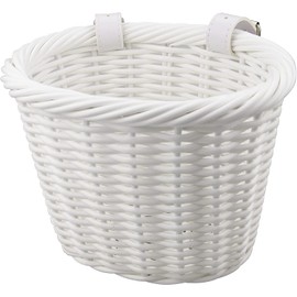 ZUKKA Kids Mini Bike Basket Front Bikes Basket for Children Handlebar Scoooter BMX MTB Bicycle in White