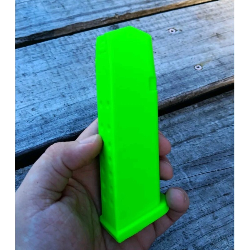Three Lime Glock 17 Dummy Magazines - Dry Fire training