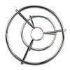 Relaxdays Chip Holder, Set of 4 Stainless Steel Chip Bag