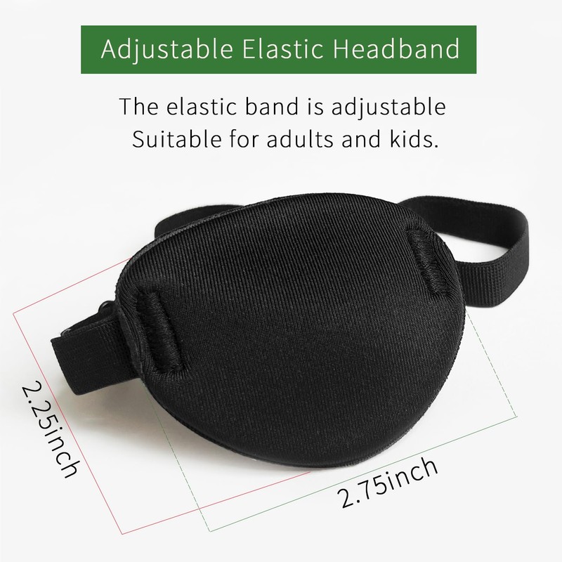 KOMIDK Single Eye Patch for Right Eyes Amblyopia Lazy Eye