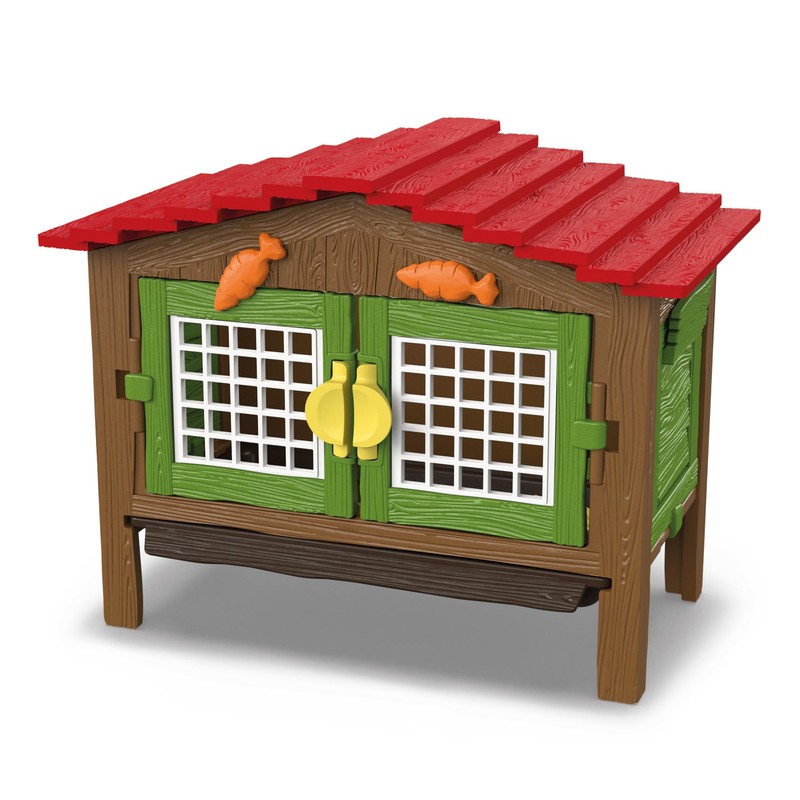 schleich Farm World 42728 Rabbit Hutch for Ages 3 and