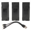 3PCS Drone Battery 2600MAH 3.7V Rechargeable Quadcopter Drone Lithium Battery