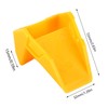 Aramox 4Pcs Tyre Changer Clamping Jaw Protector Plastic Yellow Inserts