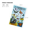 Cambria, California, Butterfly Garden (1000 Piece Puzzle, Challenging Jigsaw Puzzle