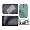 1-off PROTO Project Box & Circuit Board Kit ABS Plastic
