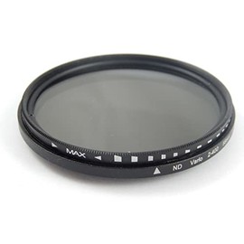 vhbw Neutral Density Filter ND Filter ND Fader Variable ND2-400 55 mm Compatible with Digital Camera, Analogue Camera