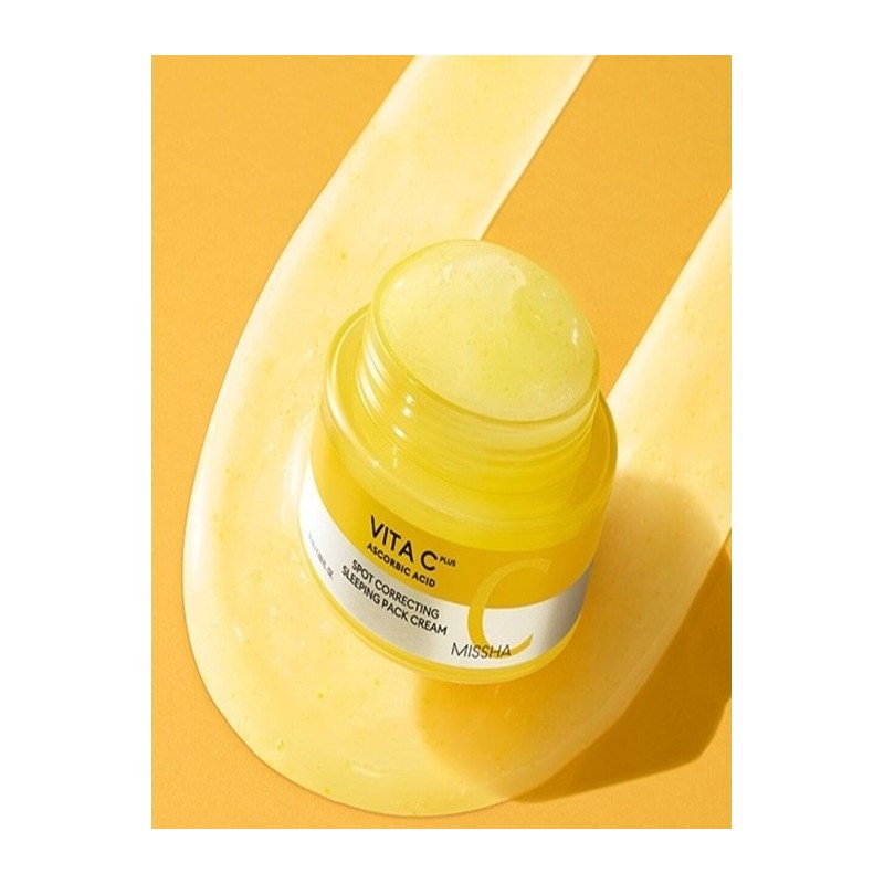 [Missha] Vita C Plus Sleeping Pack Cream / [미샤] 비타씨플러스