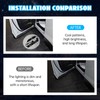 2 Pack LED Car Door Projector Courtesy Lights Ghost Shadow