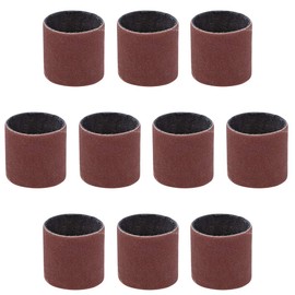 sourcing map Pack of 10 Sanding Sleeves 320 Grits Sandpaper Ribbon Drum Kit 1 Inch x 1 Inch