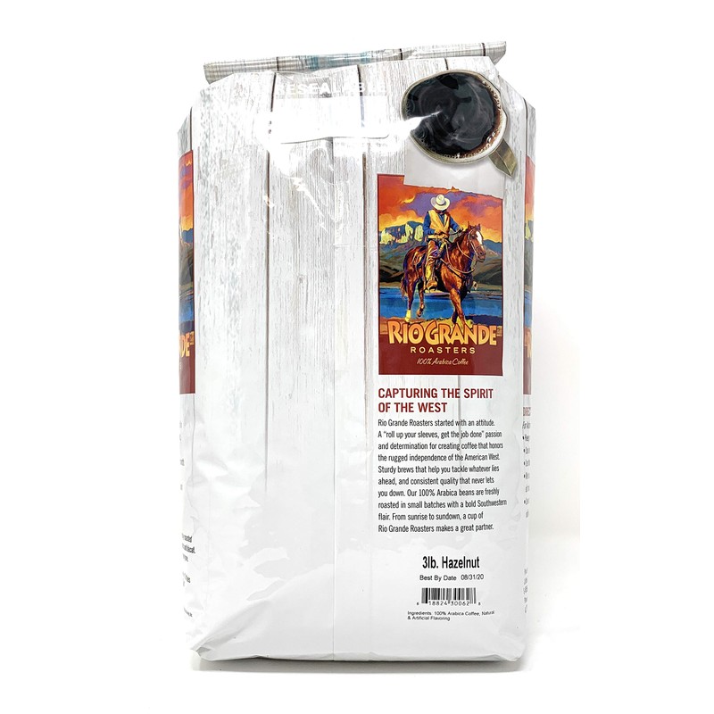 Hazelnut - Rio Grande Roasters 3 Lb. Bag Whole Bean