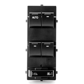 Master Power Window Switch Driver Side for 2005 2006 2007 Ford Five Hundred Freestyle Mercur Montego 2008 2009 Ford Taurus/X Mercur Sable Front Left Door Lock Switch Button Control 5F9Z14529BAB