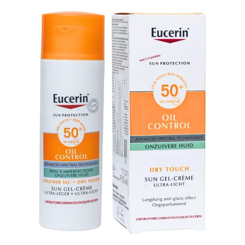 Oil Control Eucerin Spf 50+ 50ml Toque Seco