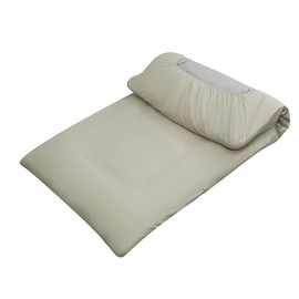 Futon Cover, Semi Double Size, 100% Cotton, Gray, One-touch Sheet, Plain, Mattress Sheet, Dust Mite Resistant, Breathable, Moisture Wicking, Fitted Sheet, Plain Weave