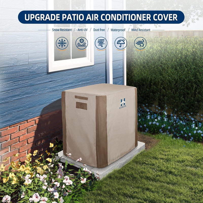 HAMLER Air Conditioner Cover for Outside Units, Outdoor AC Cover