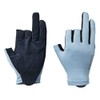 Shimano GL-006V Sensitive Gloves, 3-Piece Cut, Blue Gray, L