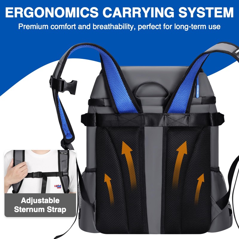 Heytrip Cooler Backpack 54 Cans Insulated Cooler Bag with Sternum