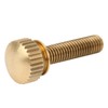 50Pcs Flat Knurled Thumb Screw Wring Round Head Pure Copper