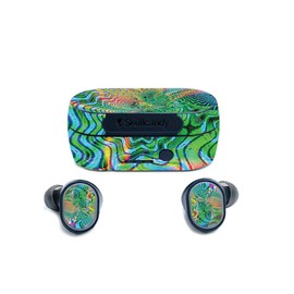 MightySkins Skin for Skullcandy Sesh True Wireless Earbuds - Psychedelic | Protective, Durable, and Unique Vinyl Decal Wrap Cover | Easy to Apply, Remove, and Change Styles | Made In The USA