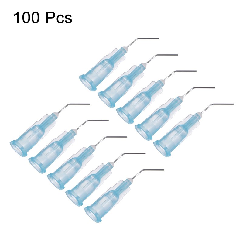 sourcing map 100pcs Blunt Tip Dispensing Needles, 25 Gauge 45