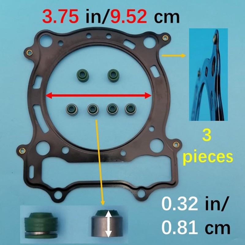 Tuzliufi Complete Top & Bottom End Gasket Kit Set for