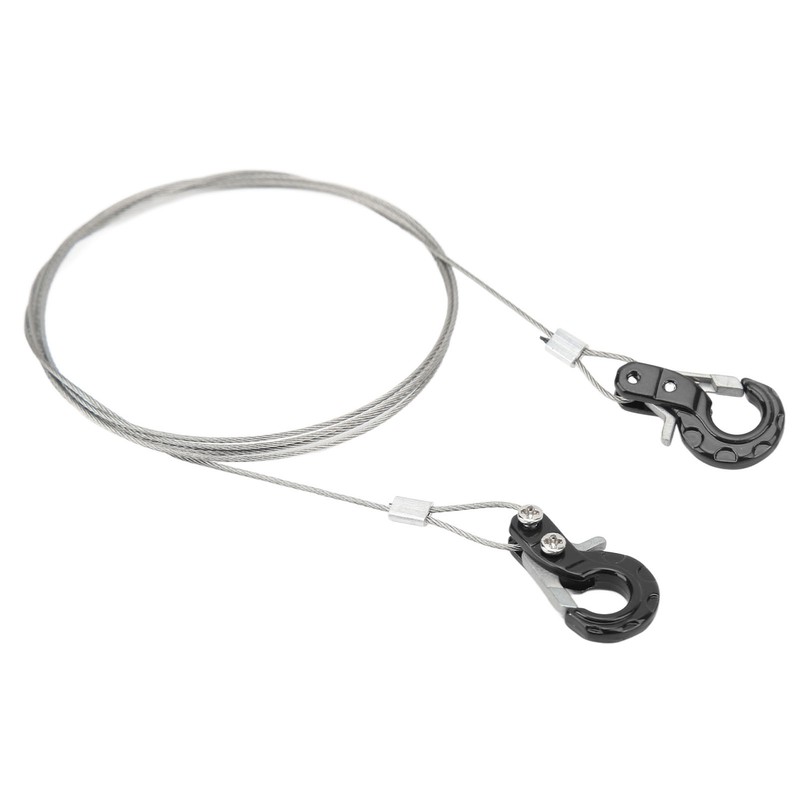 2pcs RC Metal Trailer Hook Aluminum Alloy Steel Rope Lightweight
