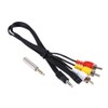 AV Cable, New 27 inch Audio Video Wire 3.5mm to