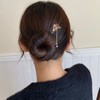 EZ PEACH Sakura Flower Pearl Hairpin Hair Clip Bangs Hair