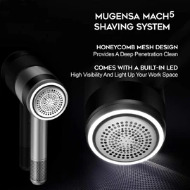 Fabric Shaver Lint Remover Clothes and Furniture - 5 Speeds - Removes Fuzz and Pilling - Bonus Lint Roller - Mugensa Mach5