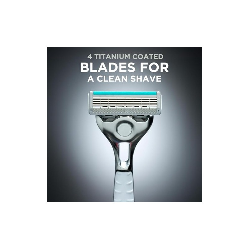 Wilkinson Sword Quattro Essential Men's Razor Refills, Great Addition to
