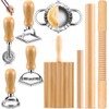 KITment 9pcs Pasta Making Tools Set, Pasta Maker, Wood Gnocchi