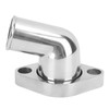 Water Neck Thermostat Housing 8459BK 15° Swivel Silver Thermostat Housing