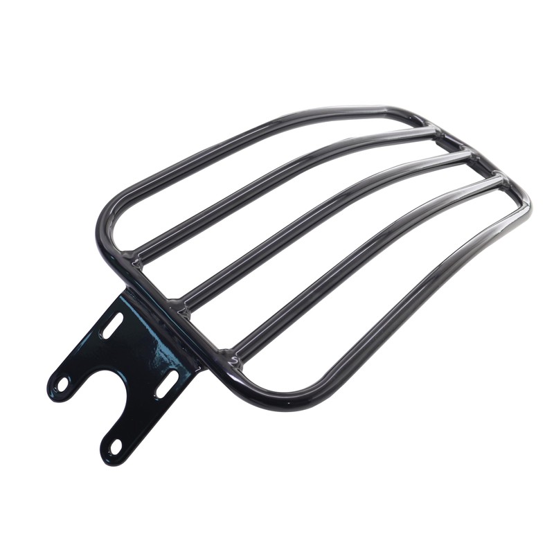 Black Tubular Solo Fender Rack Luggage Storage Rack for Indian