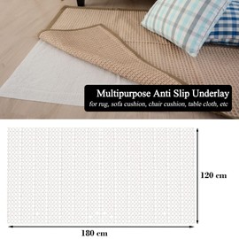 MAIYADUO 120x180 cm Rug Anti Slip Non Slip Rug Mat Liner Carpet Gripper Underlay for Hard Floors Rug Gripper For Wooden Floors